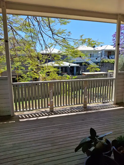 Replacement of damaged balustrades. We've replicated the custom-made panels . All the hardwood has been primed, and all battens have been primed and sealed with sikaflex.