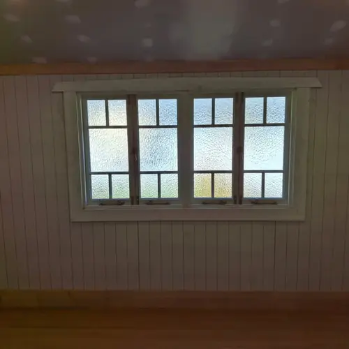 New casement windows to finalise this project of converting a sunroom to an office.