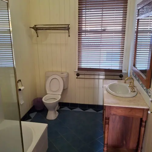 2 bathrooms renovated: The ensuite was 900mm wide, We demolished the wall to extend it to 1200mm
