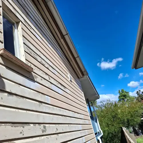 Replacement of some cladding before the house gets painted