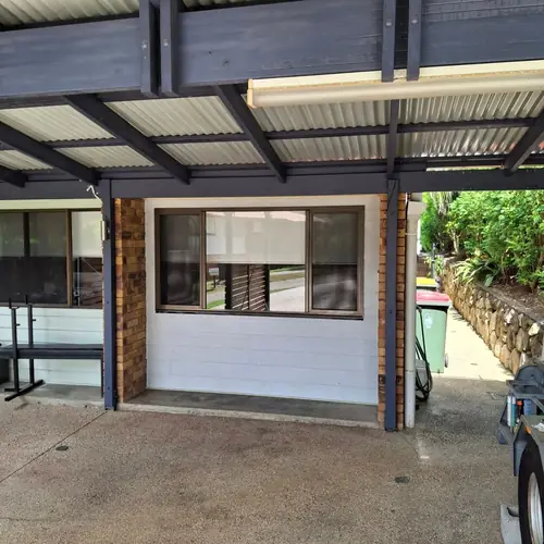 Replacement of french doors with a window.