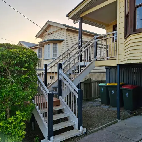 This job is now completed. We replaced all the balustrades, the steps on the 1st flight of stair and the landing including the joists. 1 post of the landing has been replaced as well.