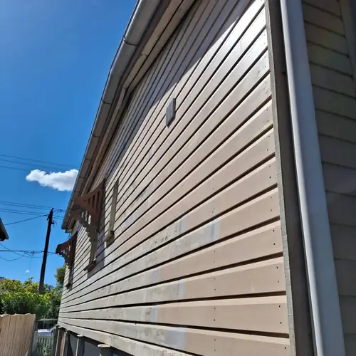 Replacement of some cladding before the house gets painted